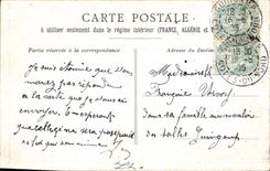 CPA Fantaisie Femme Pendant 