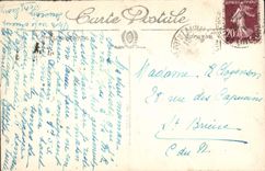 VINTAGE POSTCARD Lamballe Notre Dame Church the jube