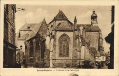 CPA Saint Brieuc L'Abside de la Cathedrale