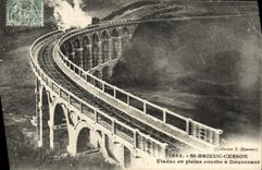 CPA Saint Brieuc Cesson Viaduc en Pleine Courbe a Douvenant