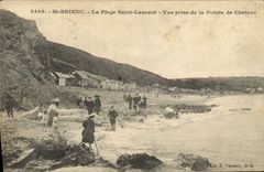 CPA Saint Brieuc La Plage Saint Laurent Vue Prise de la Pointe de Chatern