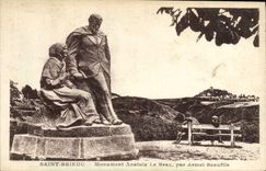 CPA Saint Brieuc Monument Anatole Le Braz Par Armel beaufils