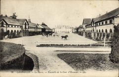 CPA Lamballe Le Haras Ensemble de la Cour d'honneur Chevaux 