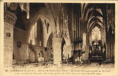 CPA Lamballe Interieur de L'Eglise Notre Dame