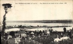 CPA Perros Guirec Vue Generale du Linkin et de La Rade