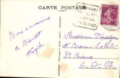 CPA Perros Guirec La Route de la Corniche