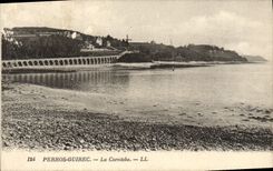 CPA Perros Guirec La Corniche