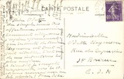 POSTAL Perros Guirec Banorama de la VENDIMIA de los caminos de Perros que consideran el camino del ela de D del panorama de la cornisa