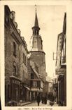 CPA Dinan Rue et Tour de L'Horloge