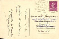 CPA Dinan Rue et Tour de L'Horloge