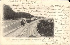 CPA Brest Rampe d'acces du port du commerce 