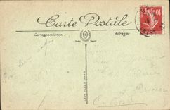 CPA Brest Le Port Militaire Sortie du Croiseur Montcalm Bateau 