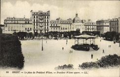 CPA Brest La Place du President Wilson 