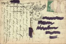 CPA Brest Le Chateau et un Coin de L'Avant Port de Guerre Bateau 