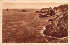 CPA La pointe du Raz vue du sentier de Bestree
