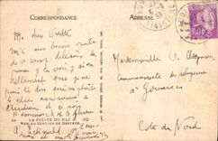 CPA La pointe du Raz vue du sentier de Bestree