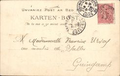 CPA Vieillards environs de Quimper Folklore 