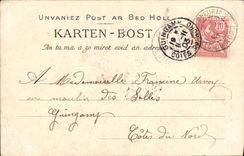 CPA Brest Le Chateau Vu du Pont Bateau