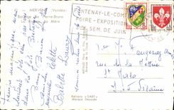 CPM Merven Barrage de Pierre Brune La Rivere la Mere