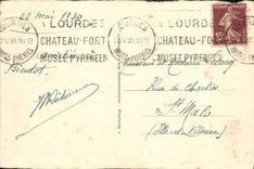 CPA Lourdes Le Pic du Jer Le Funiculaire