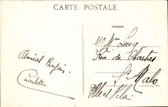 CPA Fontainebleau Palais de Chambre a Coucher de Napoleon 1er