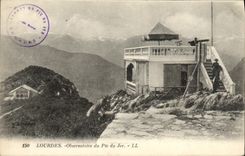 CPA Lourdes Observatoire du Pic du Jer