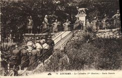 CPA Lourdes Le Calvaire 1er station Scala Sancta