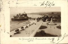 CPA Nice Vue generale de la promenade des Anglais 