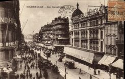 CPA Marseilles La Canebiere