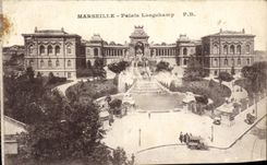 CPA Marseilles Le Palais Longchamp