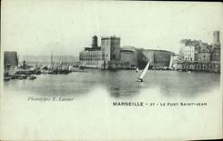 CPA Marseilles Le Fort Saint Jean