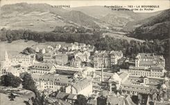 CPA L'Auvergne Puy De Dome La Bourboule Vue Generale prise du rocher