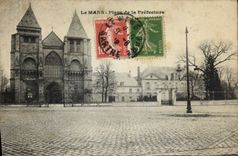 CPA Le Mans Place de la Prefecture