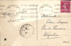 CPA Biarritz L'Ataliye Et Le Port Dxs Pecheurs