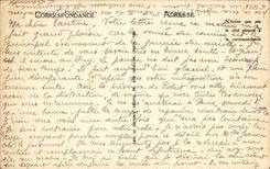 POSTAL Chatel Guyon de la VENDIMIA una esquina del parque