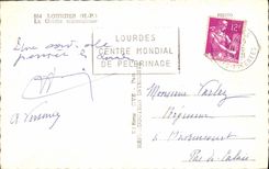 CPM Lourdes Notre Dame De Priez Pour Nous