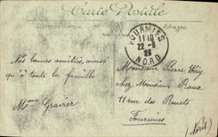 CPA Amiens L'Horloge et la rue des Vergeaux Enfants