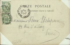 VINTAGE POSTCARD Caen the House of Quatrans