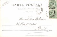 VINTAGE POSTCARD Caen Rules of Aubert