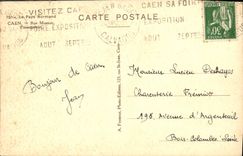 CPA Caen Rue Montoir Poissonnerie