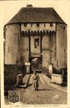 CPA Caen Porte de Secours du Chateau Soldat Militaria