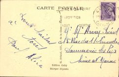 VINTAGE POSTCARD Caen Carries Help of the Castle Militaria Soldier