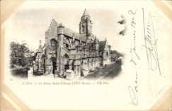 VINTAGE POSTCARD Caen the Old man Saimt Etienne