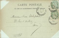 VINTAGE POSTCARD Caen the Old man Saimt Etienne