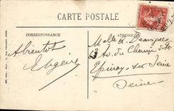 VINTAGE POSTCARD Caen the Hard shell clam