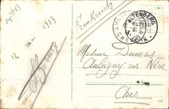 VINTAGE POSTCARD Schlucht Neuer Felsenweg the new path