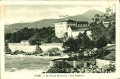 VINTAGE POSTCARD Nice the Great Seminar View