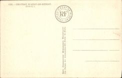 Cortina de D Azay del castillo de la POSTAL de la VENDIMIA