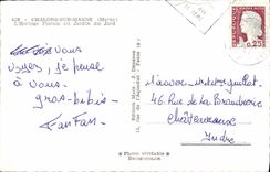 MODERN CARD Trawl-nets On the Marne the Floral Clock With the Garden Of Jard