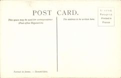 VINTAGE POSTCARD Unknown Flemish The London National Gallery has wife' S portrait London National Gallery